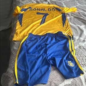 Sporto Yellow and Blue Athletic Set
